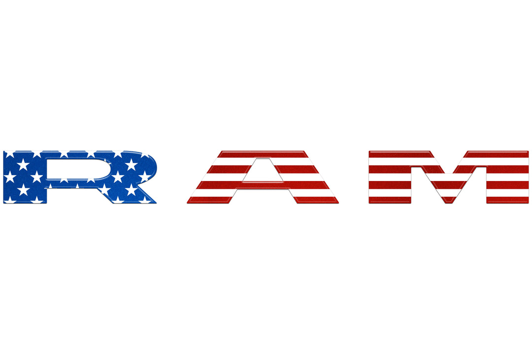 Tailgate Letter Overlays Fits 2025-2026 Ram 1500