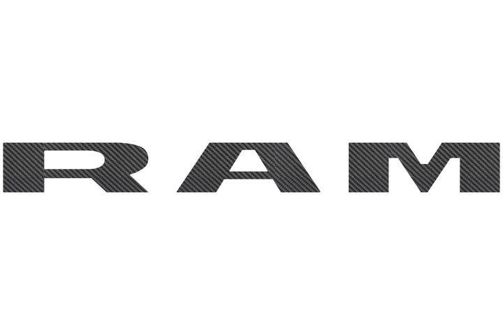 Tailgate Letter Overlays Fits 2025-2026 Ram 2500/3500