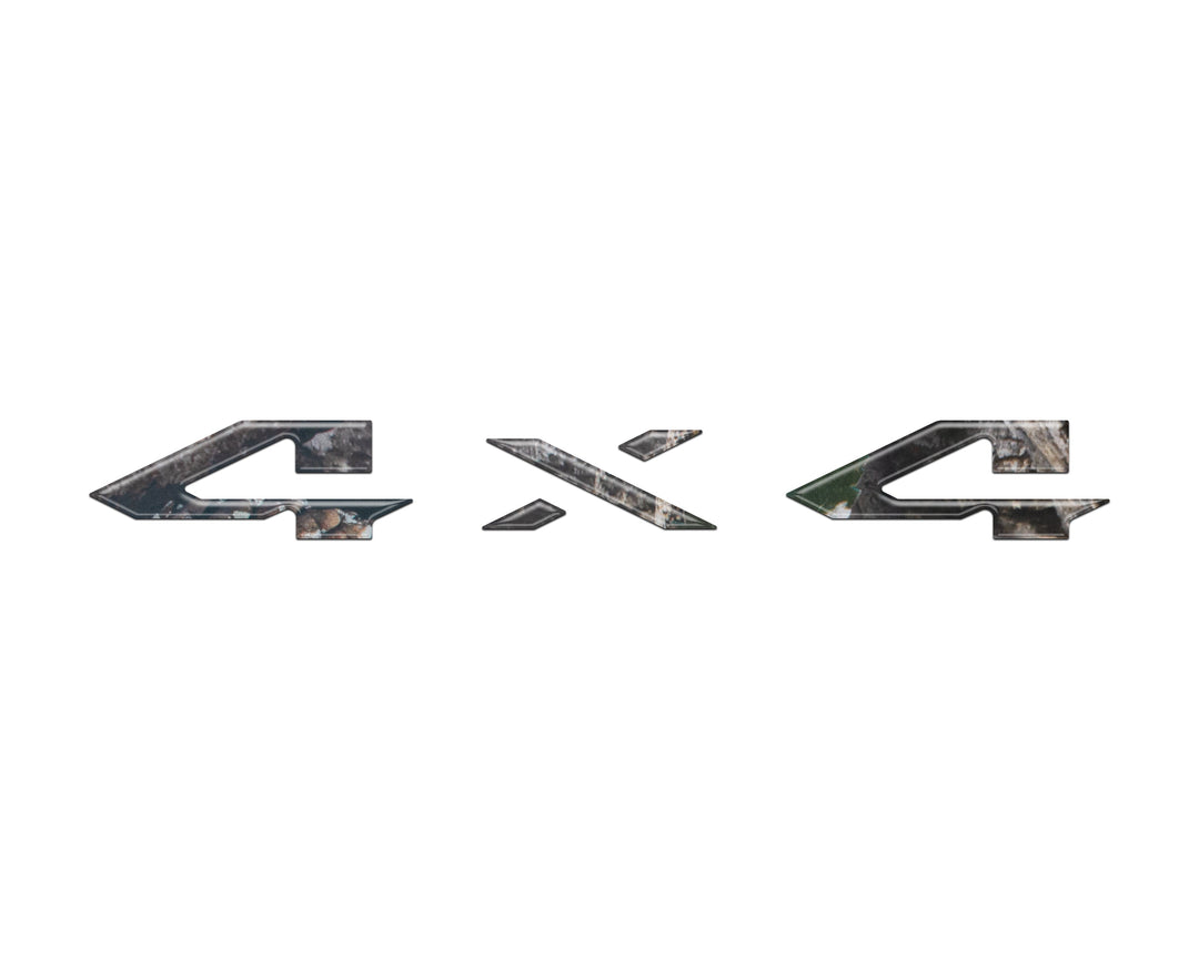 4x4 Tailgate Emblem Letter Overlays Fits 2025-2026 Ram 1500/2500/3500