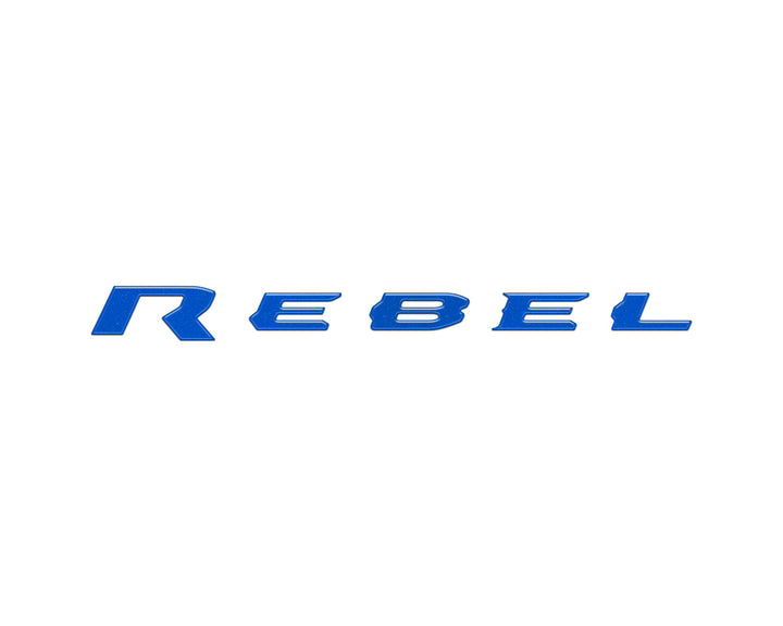 Rebel Tailgate Emblem Letter Inserts Fits 2025-2026 Ram 1500/2500/3500