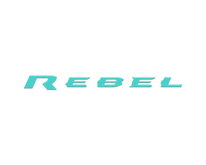 Rebel Tailgate Emblem Letter Inserts Fits 2025-2026 Ram 1500/2500/3500