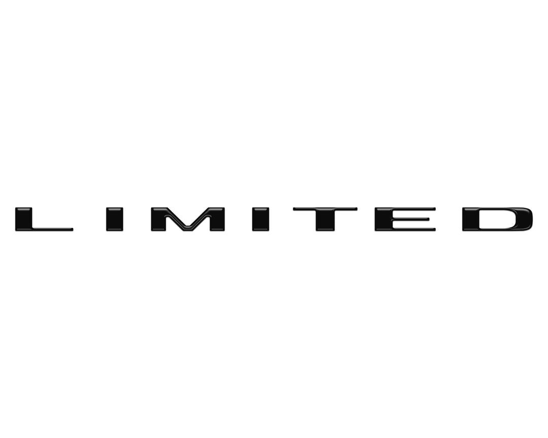 Limited Tailgate Emblem Letter Overlays Fits 2025-2026 Ram 1500/2500/3500