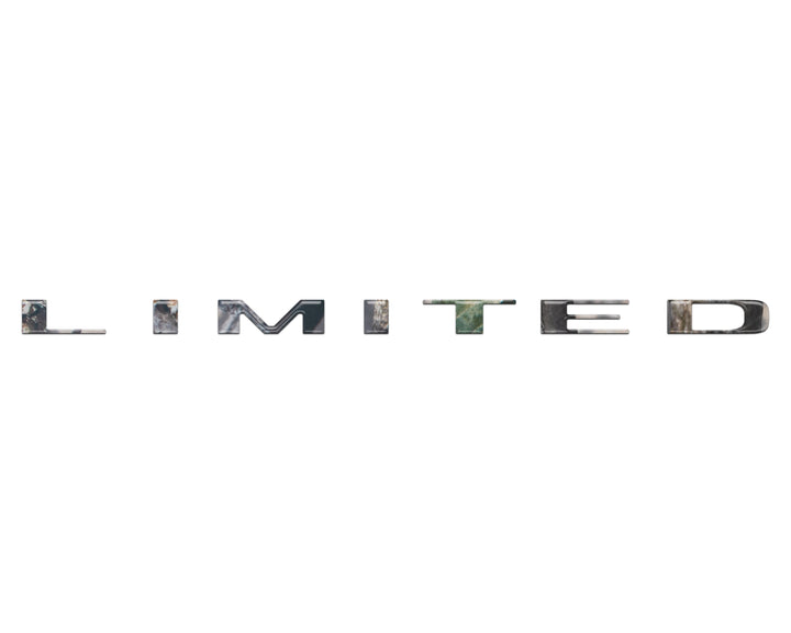 Limited Tailgate Emblem Letter Overlays Fits 2025-2026 Ram 1500/2500/3500