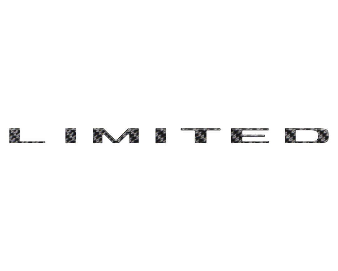 Limited Tailgate Emblem Letter Overlays Fits 2025-2026 Ram 1500/2500/3500