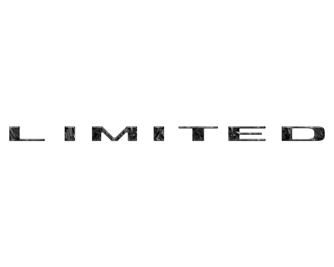 Limited Tailgate Emblem Letter Overlays Fits 2025-2026 Ram 1500/2500/3500