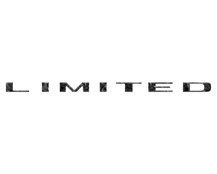 Limited Tailgate Emblem Letter Overlays Fits 2025-2026 Ram 1500/2500/3500