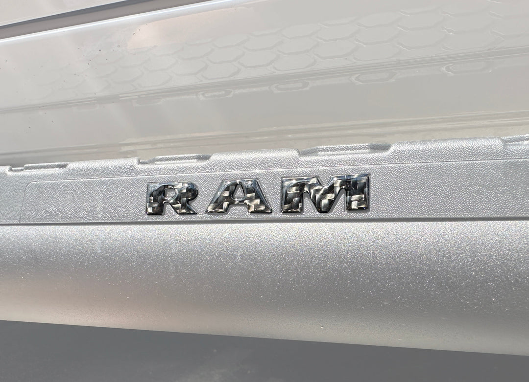 Base Model Running Board Letter Inserts Fits 2025-2026 Ram 1500/2500/3500