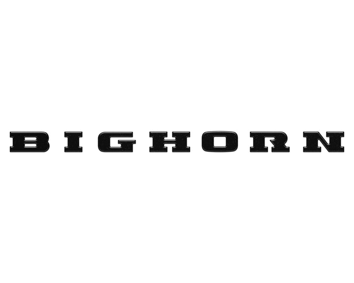 Bighorn Tailgate Emblem Letter Inserts Fits 2025-2026 Ram 1500/2500/3500