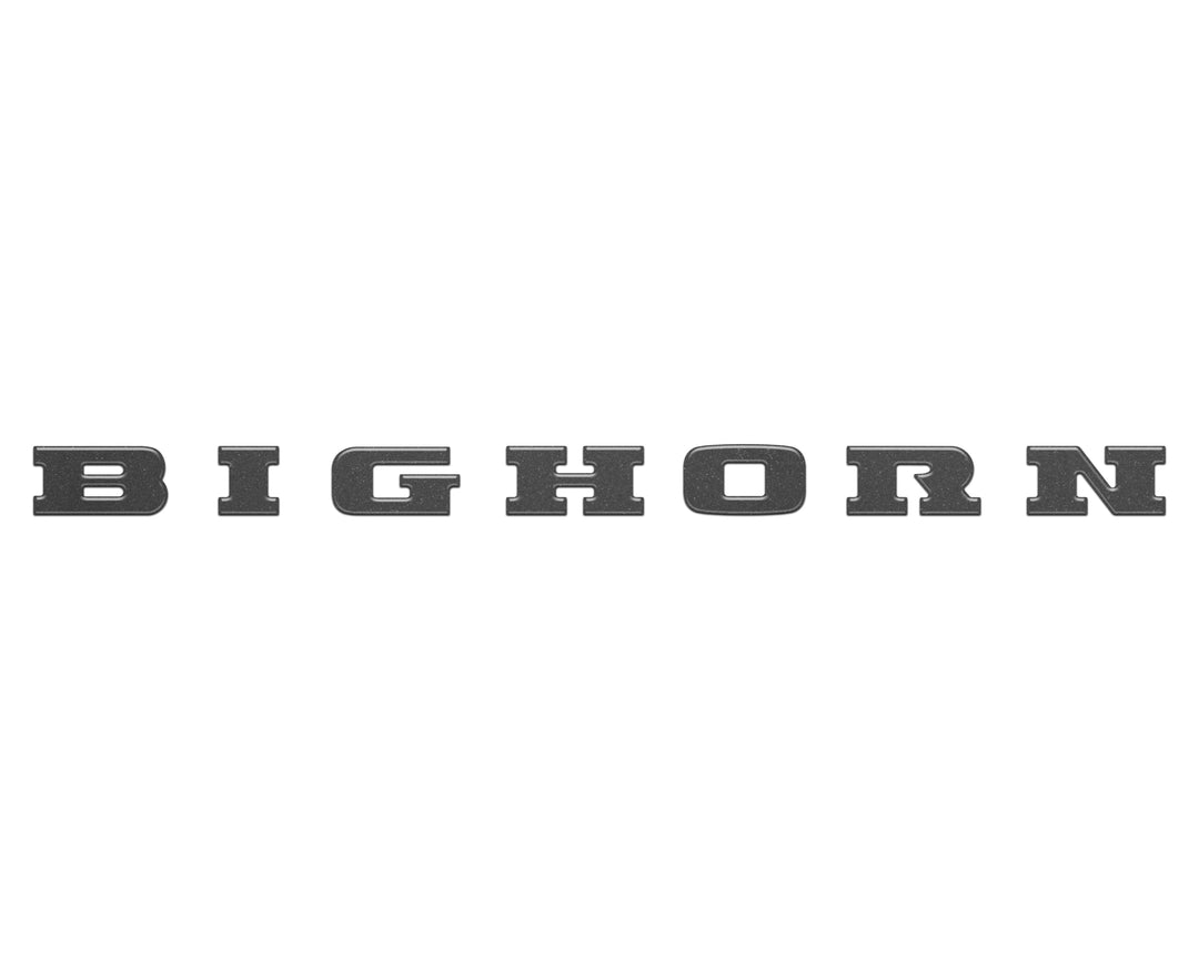 Bighorn Tailgate Emblem Letter Inserts Fits 2025-2026 Ram 1500/2500/3500