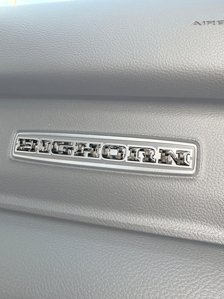 Glovebox Emblem Inserts Fits 2025-2026 Ram 1500/2500/3500