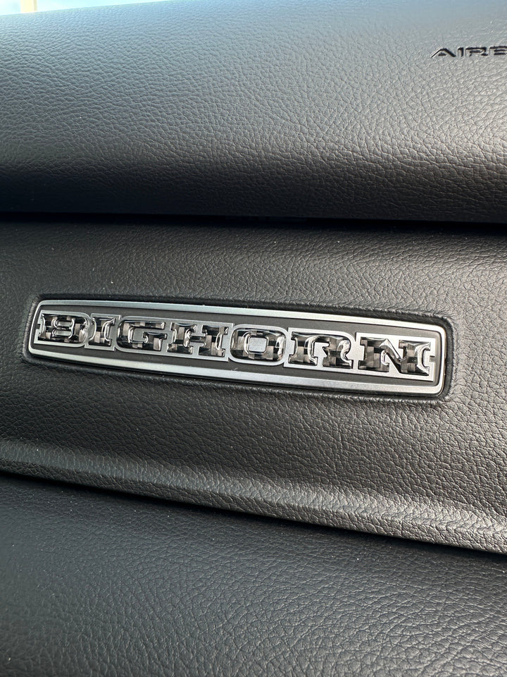 Glovebox Emblem Inserts Fits 2025-2026 Ram 1500/2500/3500