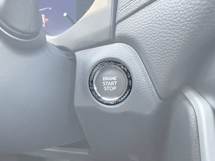 Start Button Accent Trim Fits 2019-2025 Toyota Rav4
