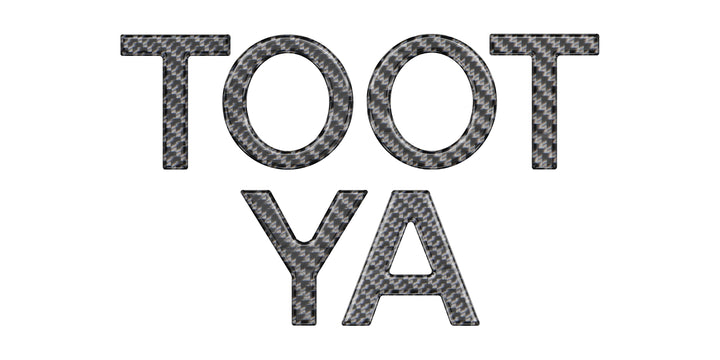 Grille Letter Overlays Fits 2010-2024 Toyota 4Runner