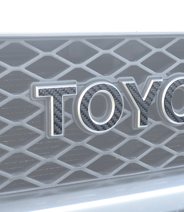 Grill Letter Overlays Fits 2006-2014 Toyota FJ Cruiser