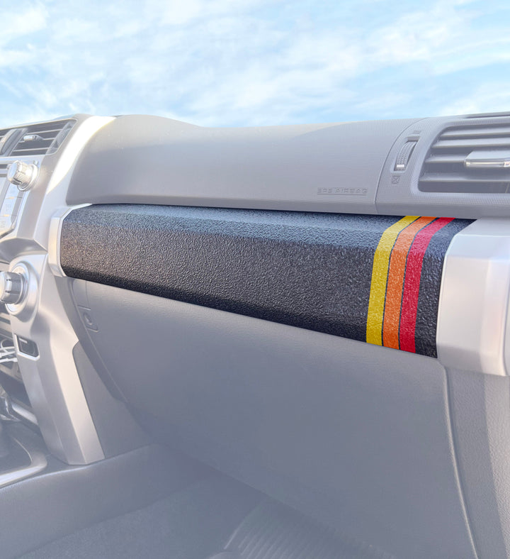Textured Glove Box Bar Overlay Fits 2010-2024 Toyota 4Runner