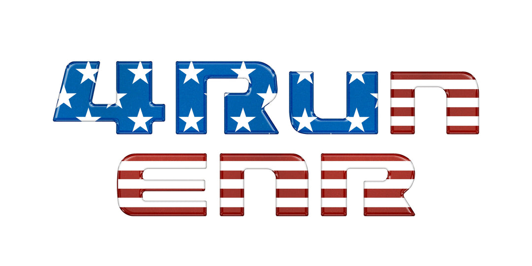 Liftgate Letter Overlays Fits 2025-2026 Toyota 4Runner