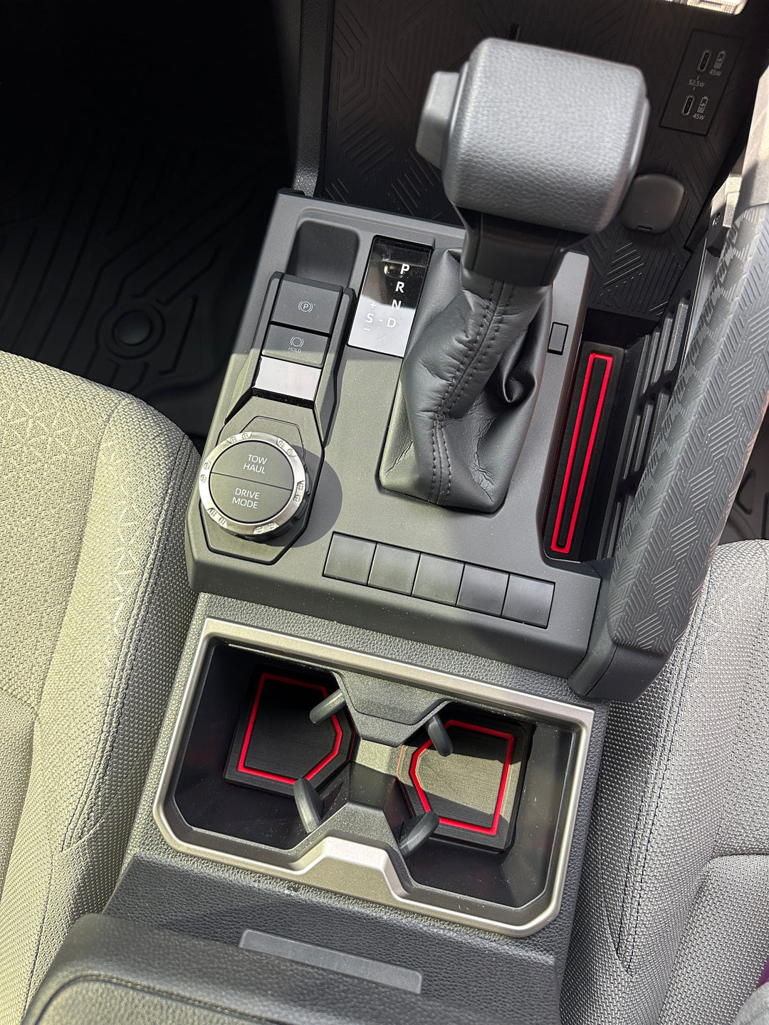 CenteConsole/Cupholder Inserts Fits 2025-2026 Toyota 4runner