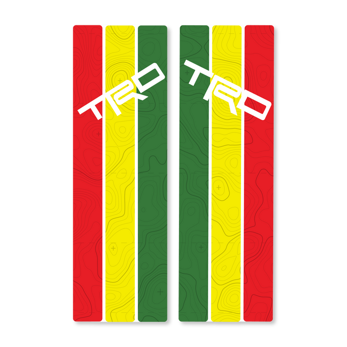 Rear Window Stripes - WITH TOPO
