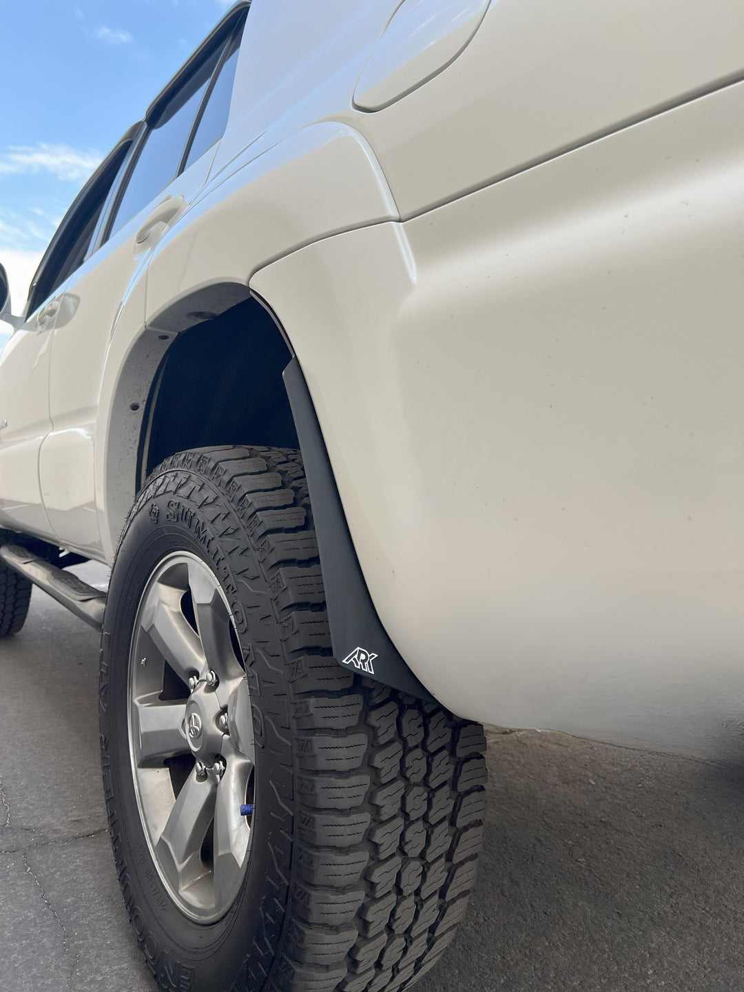 2006-2009 Toyota 4Runner Micro Flare Mud Flap Deletes