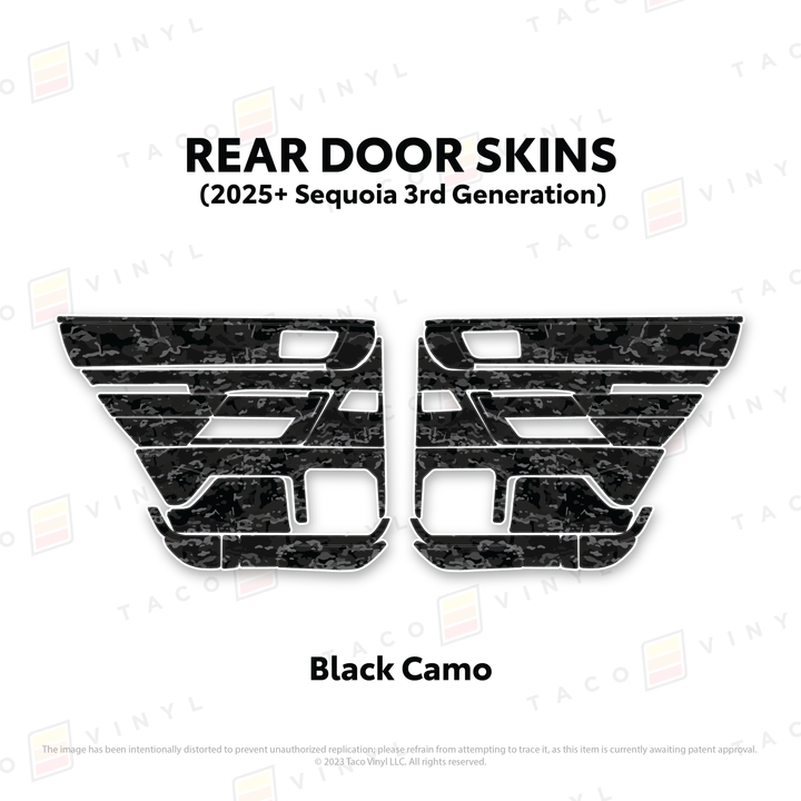 2023+ Sequoia Door Skins