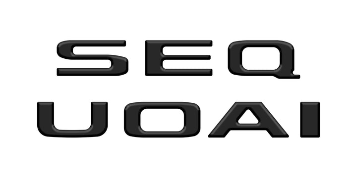 Rear Hatch Letter Overlays Fits 2023-2025 Toyota Sequoia