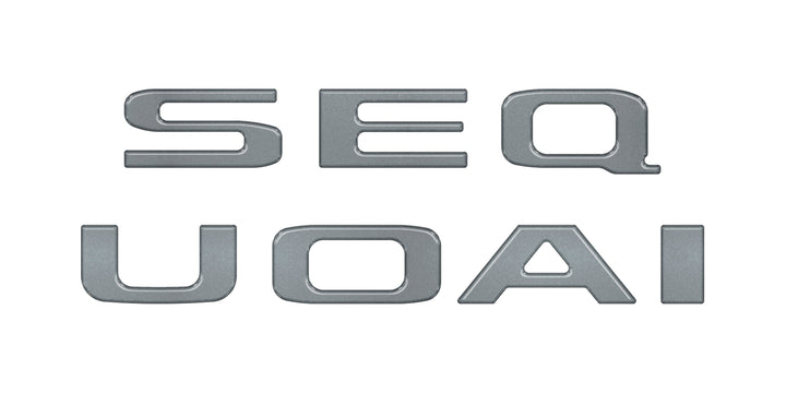 Rear Hatch Letter Overlays Fits 2023-2025 Toyota Sequoia