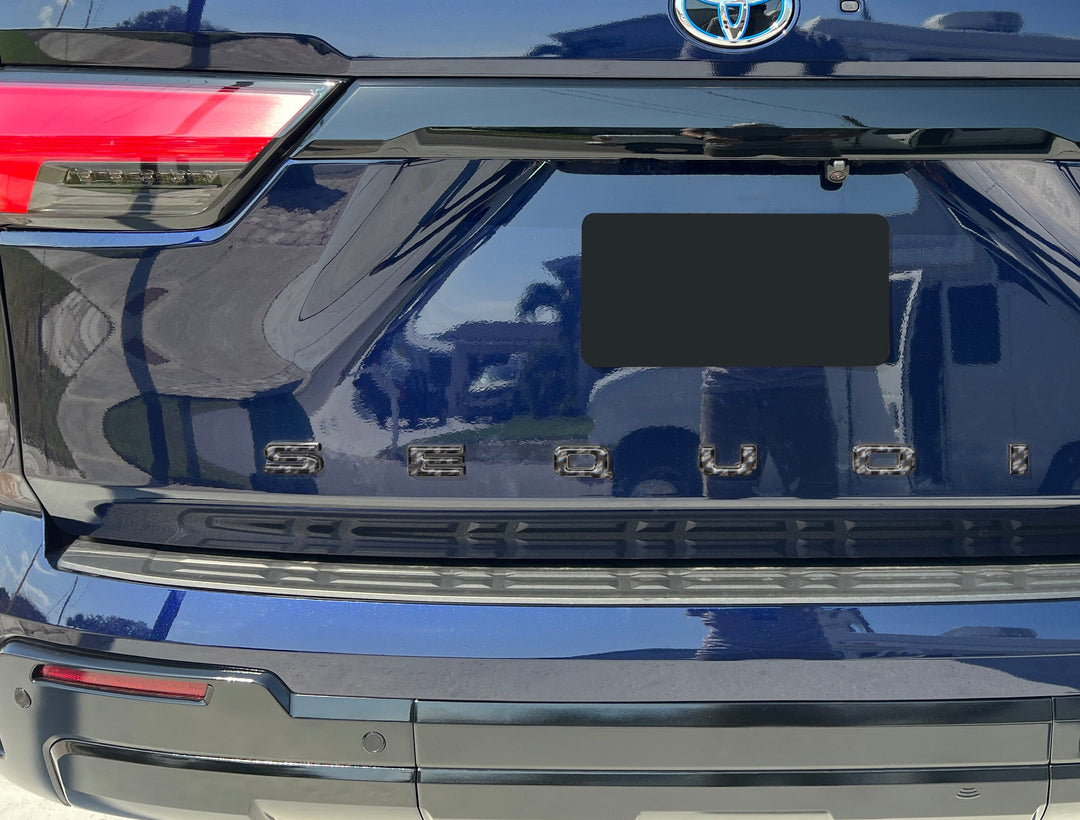 Rear Hatch Letter Overlays Fits 2023-2025 Toyota Sequoia