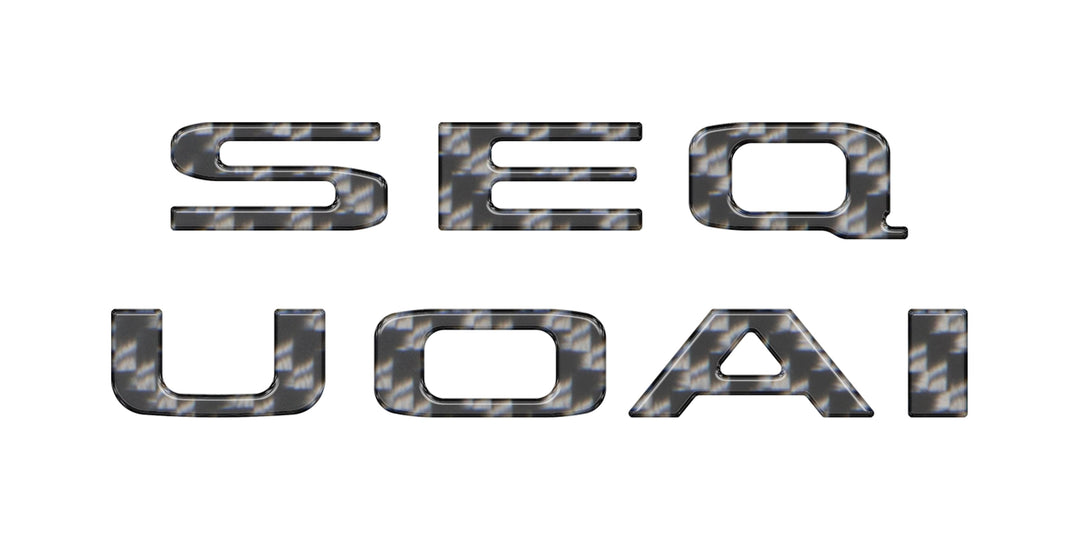 Rear Hatch Letter Overlays Fits 2023-2025 Toyota Sequoia