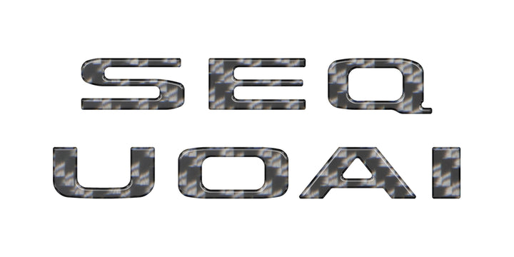 Rear Hatch Letter Overlays Fits 2023-2025 Toyota Sequoia