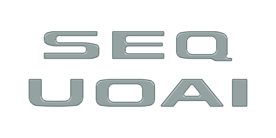 Rear Hatch Letter Overlays Fits 2023-2025 Toyota Sequoia