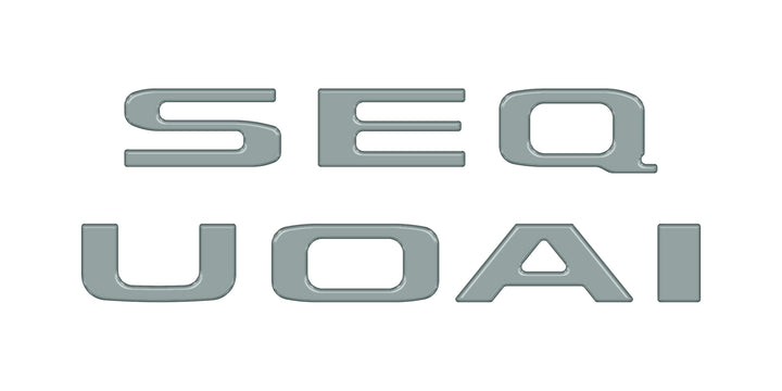 Rear Hatch Letter Overlays Fits 2023-2025 Toyota Sequoia