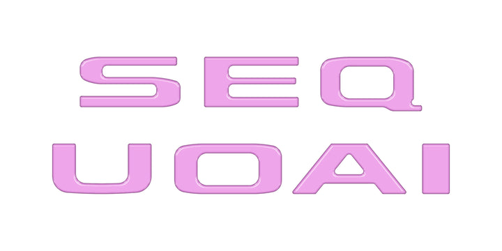 Rear Hatch Letter Overlays Fits 2023-2025 Toyota Sequoia