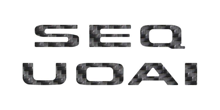 Rear Hatch Letter Overlays Fits 2023-2025 Toyota Sequoia