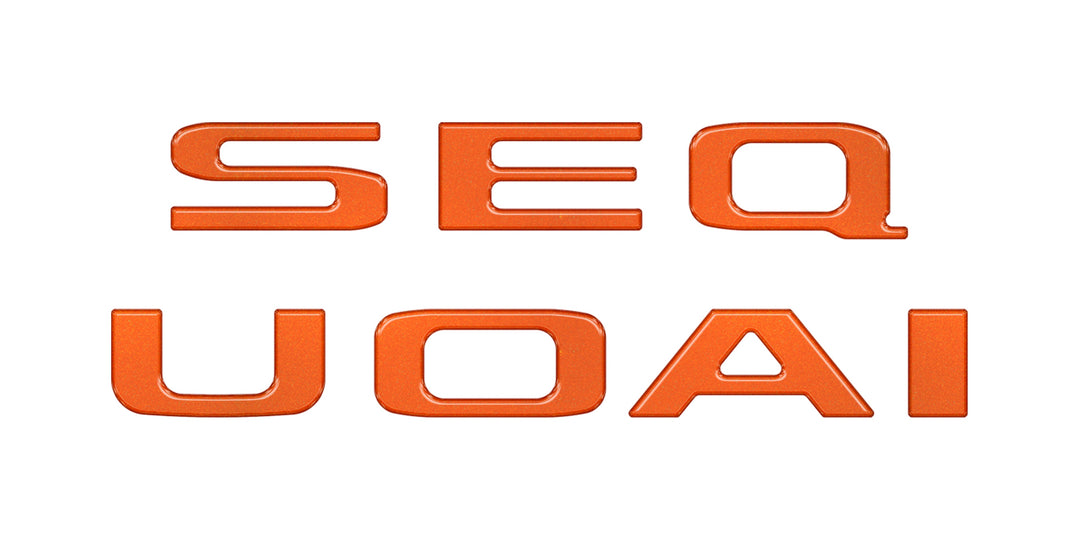 Rear Hatch Letter Overlays Fits 2023-2025 Toyota Sequoia