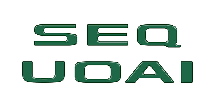 Rear Hatch Letter Overlays Fits 2023-2025 Toyota Sequoia