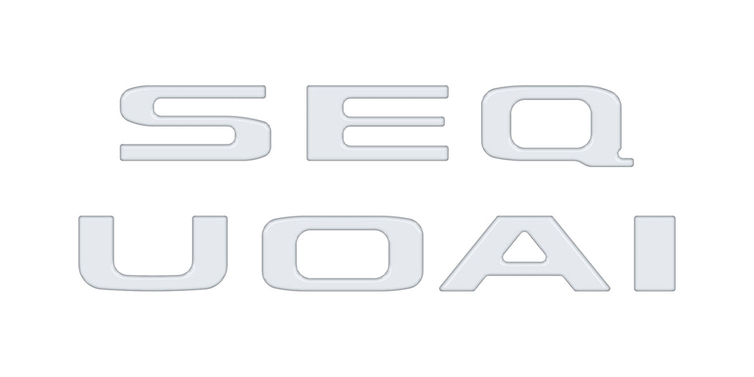 Rear Hatch Letter Overlays Fits 2023-2025 Toyota Sequoia