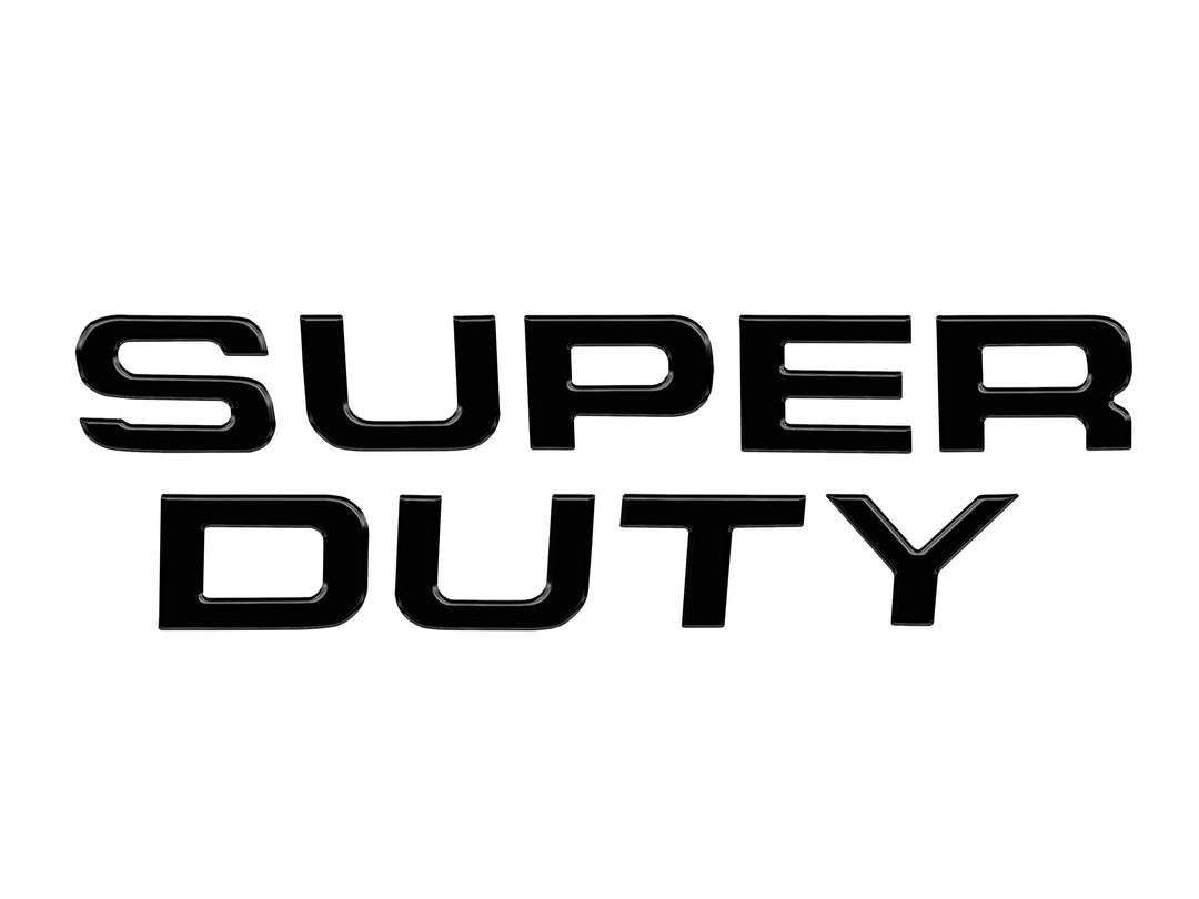Hood Letter Inserts Fits 2008-2016 Ford Super Duty