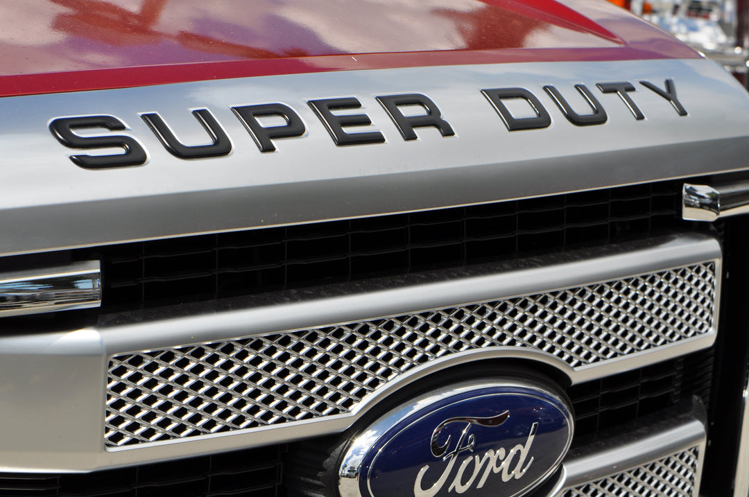 Hood Letter Inserts Fits 2008-2016 Ford Super Duty