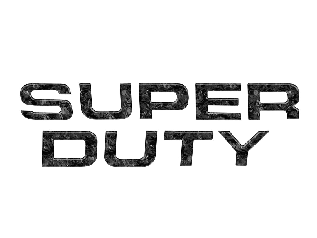 Hood Letter Inserts Fits 2008-2016 Ford Super Duty