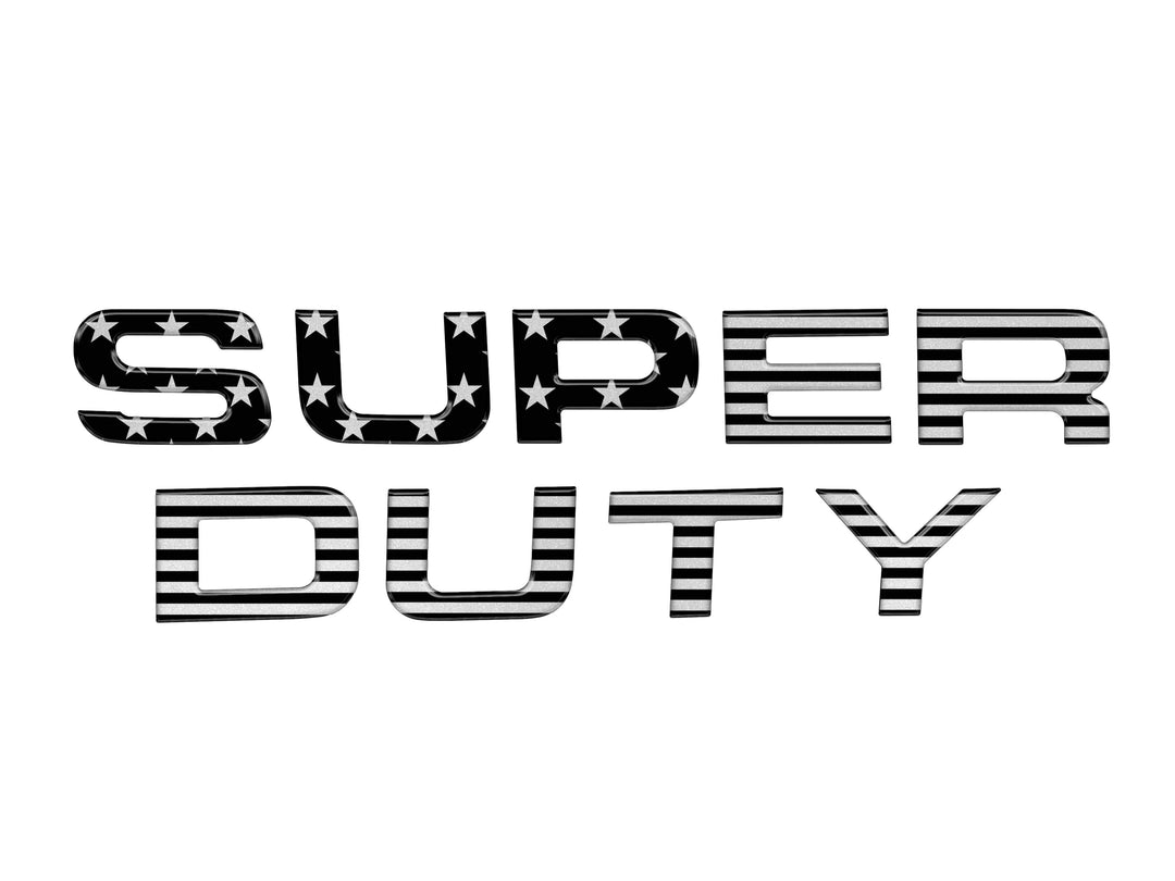 Hood Letter Inserts Fits 2008-2016 Ford Super Duty