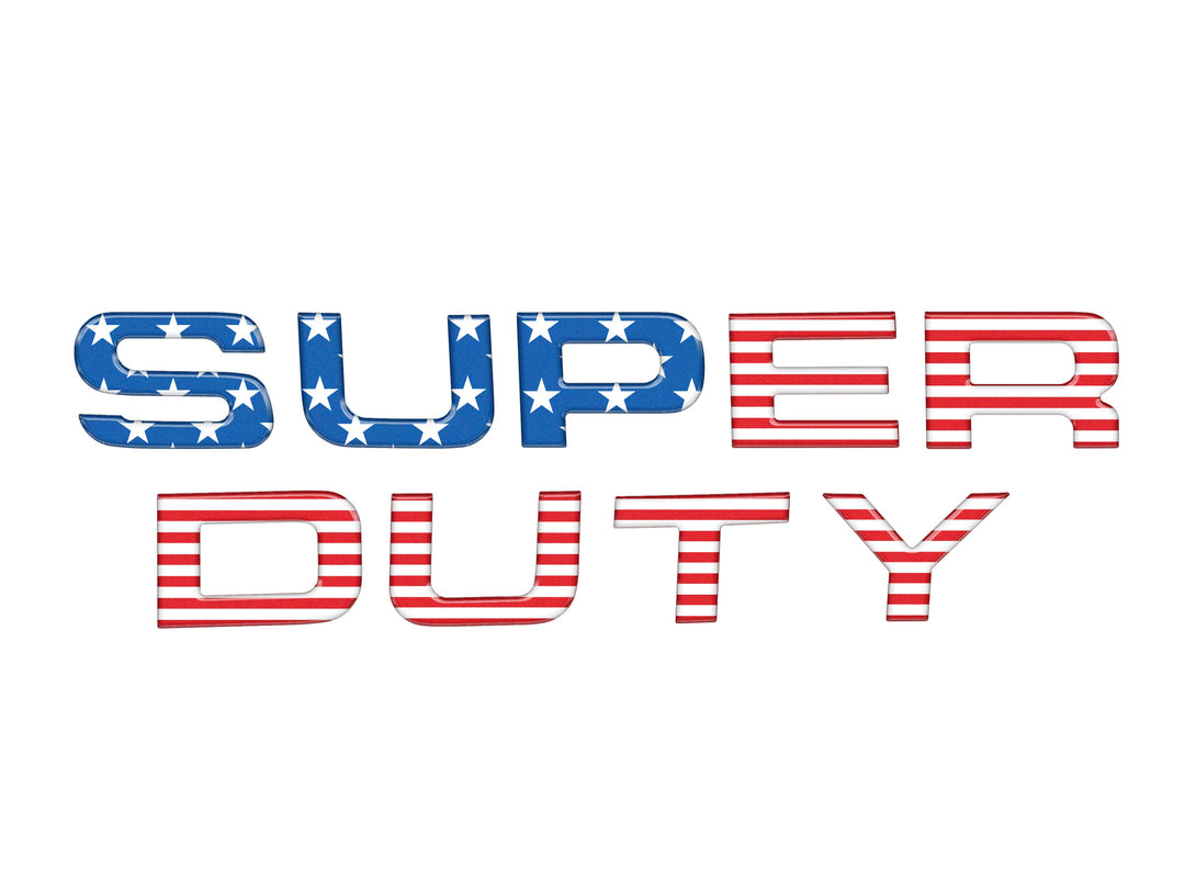 Hood Letter Inserts Fits 2008-2016 Ford Super Duty