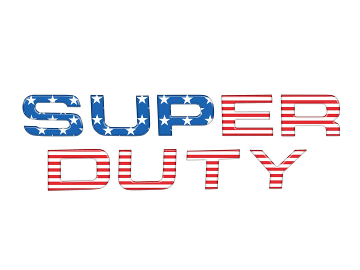 Hood Letter Inserts Fits 2008-2016 Ford Super Duty