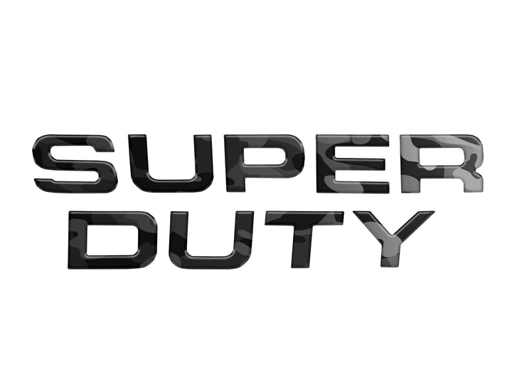 Hood Letter Inserts Fits 2008-2016 Ford Super Duty