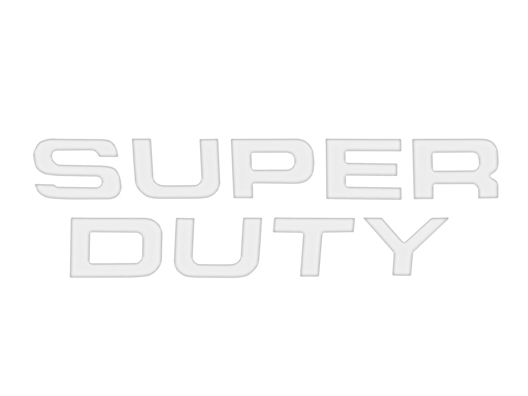 Hood Letter Inserts Fits 2008-2016 Ford Super Duty