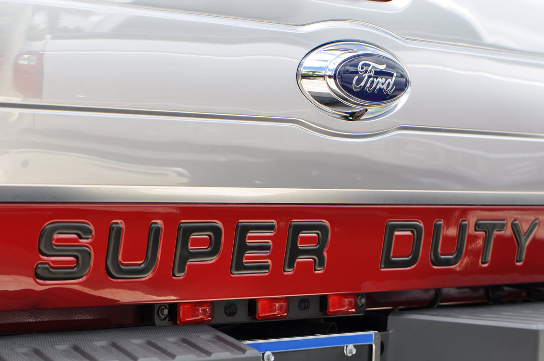 Tailgate Letter Inserts Fits 2008-2016 Ford Super Duty