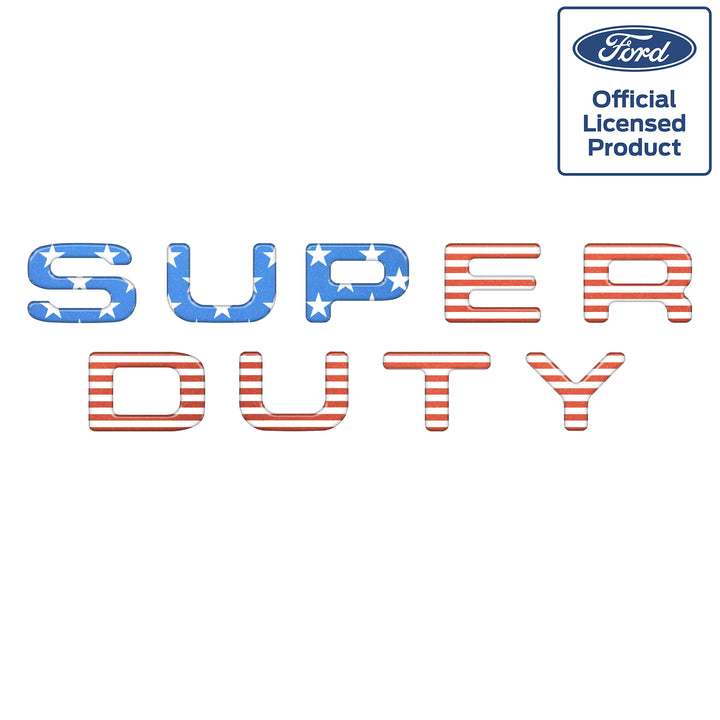 Tailgate Letter Inserts Fits 2008-2016 Ford Super Duty
