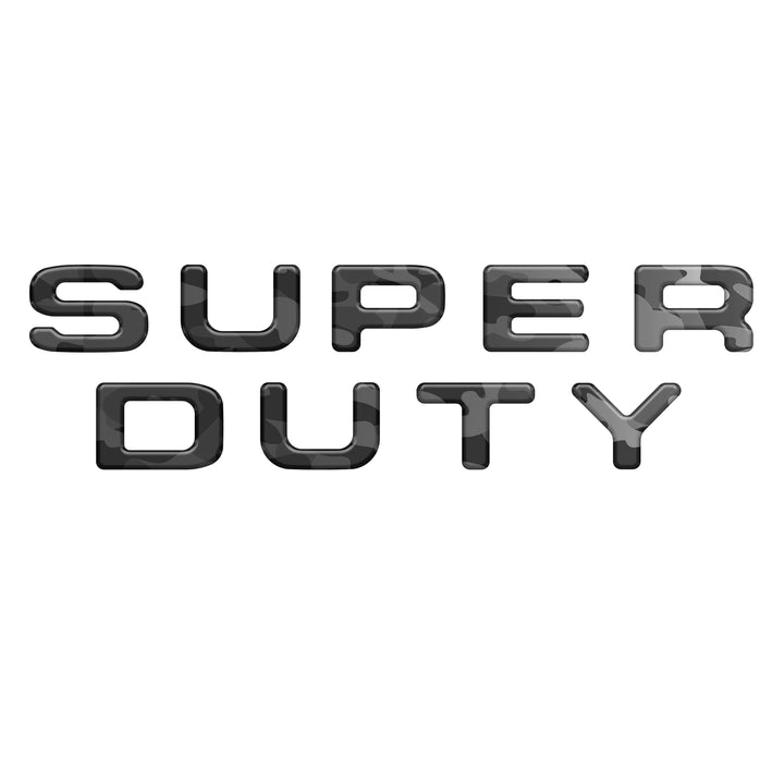 Tailgate Letter Inserts Fits 2008-2016 Ford Super Duty