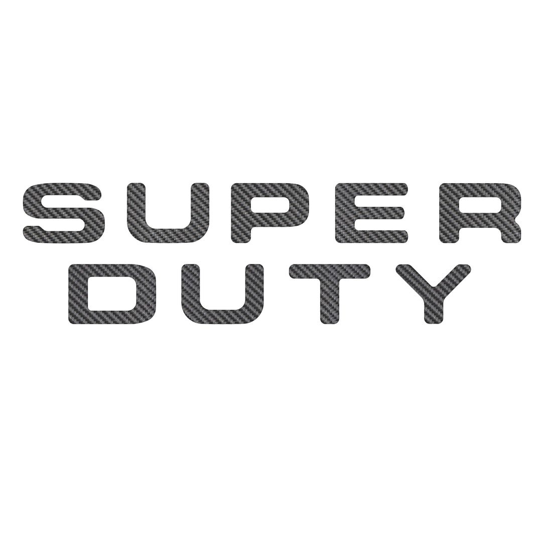 Tailgate Letter Inserts Fits 2008-2016 Ford Super Duty