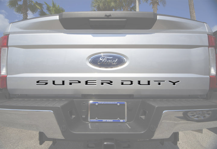 Tailgate Letter Inserts Fits 2017-2019 Ford Super Duty