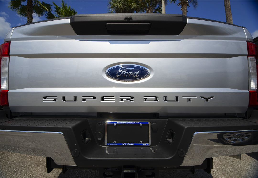 Tailgate Letter Inserts Fits 2017-2019 Ford Super Duty